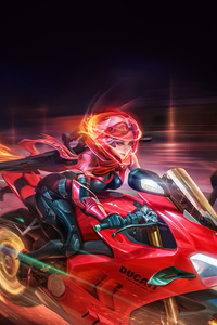 Benedetta Mobile Legends Bang Bang X Ducati (1440x2560) Resolution Wallpaper