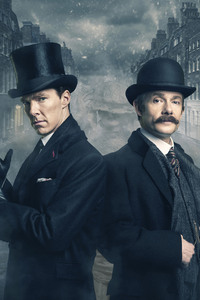 Benedict Cumberbatch And Martin Freeman Sherlock Holmes