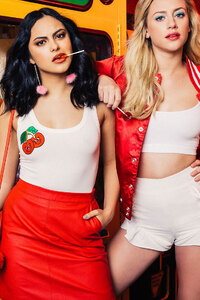 Betty And Veronica Riverdale (1440x2560) Resolution Wallpaper