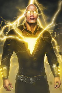 Black Adam Lightning Power 4k