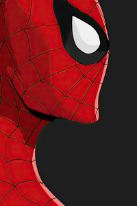 Black And Red Spiderman (240x320) Resolution Wallpaper