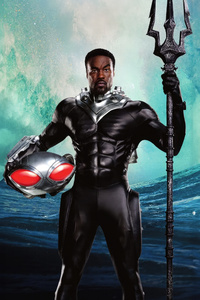 Black Manta In Aquaman And The Lost Kingdom 5k (640x1136) Resolution Wallpaper