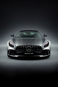 Black Mercedes Benz Amg Gt 2023 (1080x2160) Resolution Wallpaper