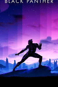 Black Panther 2020 (240x400) Resolution Wallpaper