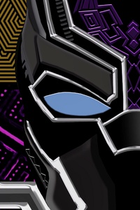 Black Panther And Erik Killmonger Artwork 4k (480x854) Resolution Wallpaper