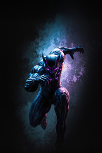 Black Panther Born For Battle (1440x2560) Resolution Wallpaper