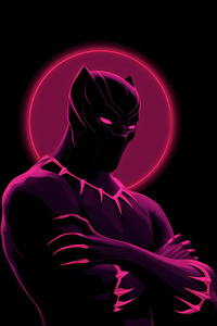 Black Panther Born To Survive (360x640) Resolution Wallpaper