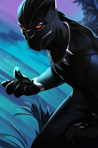 Black Panther Colorful Art