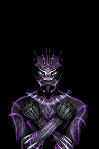 Black Panther Crusader (480x800) Resolution Wallpaper