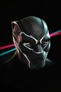 Black Panther Helmet 3d 4k