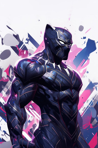 Black Panther Reign (320x480) Resolution Wallpaper