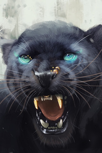 Black Panther Roar Artwork
