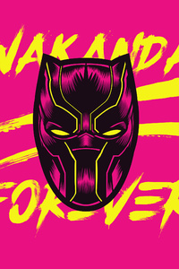 Black Panther Wakanda Forever (720x1280) Resolution Wallpaper