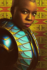 1125x2436 Black Panther Wakanda Forever Danai Gurira As Okoye