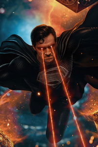 Black Superman Suit In Zack Snyder S Vision