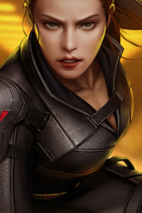 1242x2688 Black Widow Marvel Future Fight