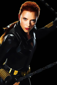Black Widow Scarlett Johansson Minimal 5k