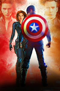 Black Widow X Captain America 5k