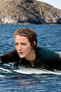 Blake Lively In The Shallows (320x480) Resolution Wallpaper