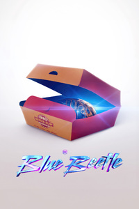 Blue Beetle Poster (2160x3840) Resolution Wallpaper