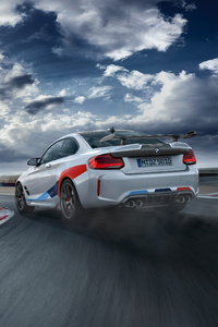BMW M2 Competition M Performance 2018 Drifting (320x480) Resolution Wallpaper