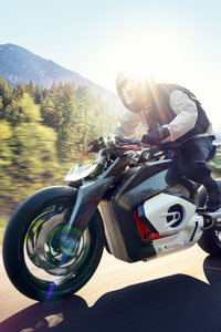 BMW Vision DC Roadster Electric Bike 2019 (480x854) Resolution Wallpaper