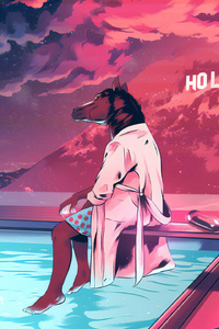 Bojack Horseman Netflix Tv Series Artwork (480x800) Resolution Wallpaper