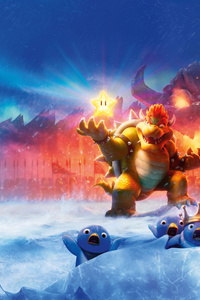 Bowser The Super Mario Bros 2023 (640x960) Resolution Wallpaper