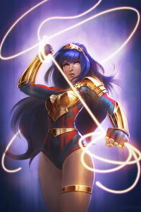 Brazilian Wonder Woman 4k (640x1136) Resolution Wallpaper