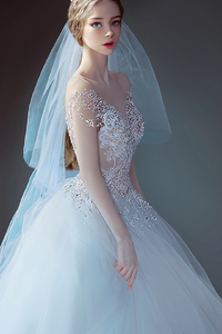 Bride Dressing Gown Digital Art