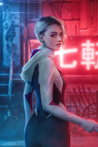 Bright Hero Gwen Stacy (1125x2436) Resolution Wallpaper
