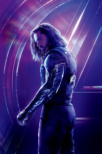 Bucky Barnes In Avengers Infinity War 8k Poster