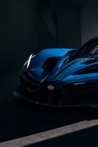 Bugatti Bolide 2021 Front 8k (1080x1920) Resolution Wallpaper