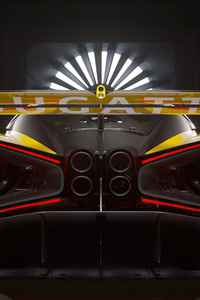 Bugatti Bolide Rear (1280x2120) Resolution Wallpaper