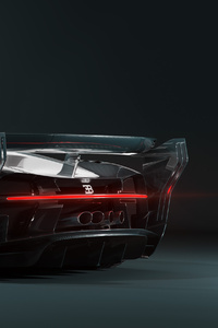 Bugatti Chiron GT Rear View (1440x2560) Resolution Wallpaper