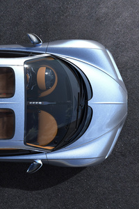 Bugatti Chiron Sky View 5k 2018 Upper View (480x800) Resolution Wallpaper