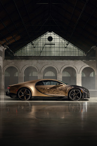 Bugatti Chiron Super Sport Golden Era 2023 10k (1440x2560) Resolution Wallpaper