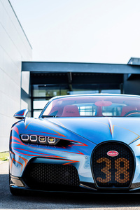 Bugatti Chiron Super Sport Vogue De (640x960) Resolution Wallpaper