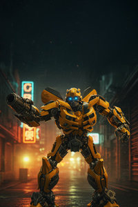 Bumblebee Guardian On Wheels (360x640) Resolution Wallpaper