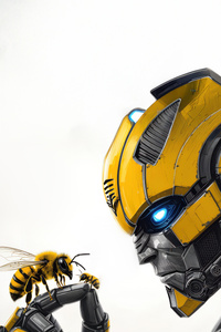 Bumblebee Signal From The Stars (360x640) Resolution Wallpaper