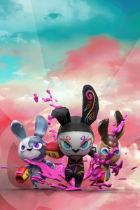 Bunny Raiders (640x1136) Resolution Wallpaper