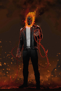1440x2560 Burning Vengeance Ghost Rider