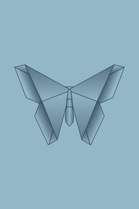 Butterfly Symmetry 5k (320x480) Resolution Wallpaper