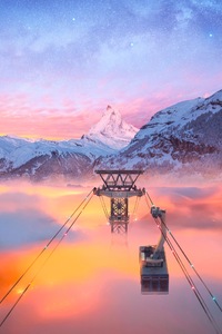 Cable Cars (240x320) Resolution Wallpaper
