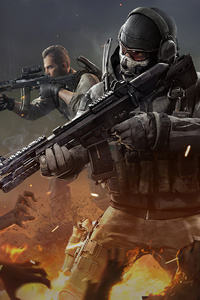 Call Of Duty Mobile Ghost Character 4k (320x568) Resolution Wallpaper