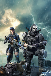 Call Of Duty Mobile Season 5 In Deep Water (240x400) Resolution Wallpaper