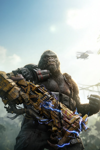 Call Of Duty Mobile X Godzilla (360x640) Resolution Wallpaper