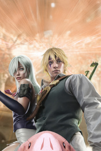 Call Of Duty Mobile X The Seven Deadly Sins (1242x2668) Resolution Wallpaper