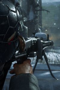 Call Of Duty Ww2 Shooter (640x1136) Resolution Wallpaper