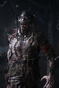 Call Of Duty WWII Nazi Zombies 4k (1280x2120) Resolution Wallpaper